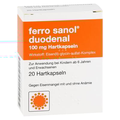 Ferro sanol duodenal 100 mg