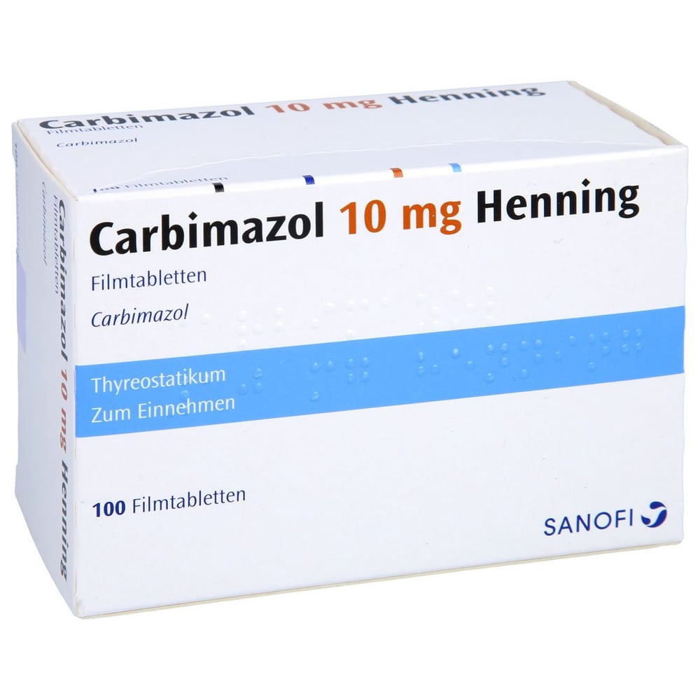 Carbimazol 10 mg Henning