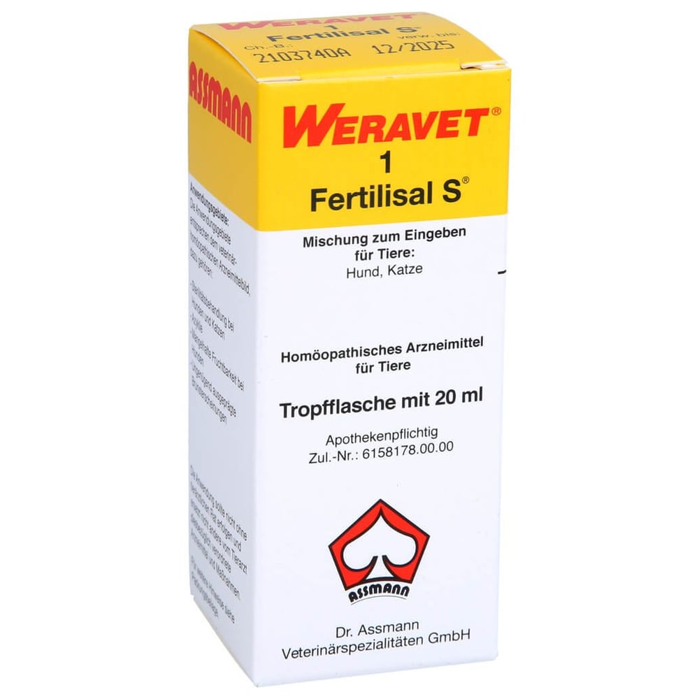 Fertilisal S1 Tropfen Hunde/Katzen/heim-u.Zootiere
