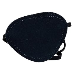 Augenklappe schwarz mit Gummiband