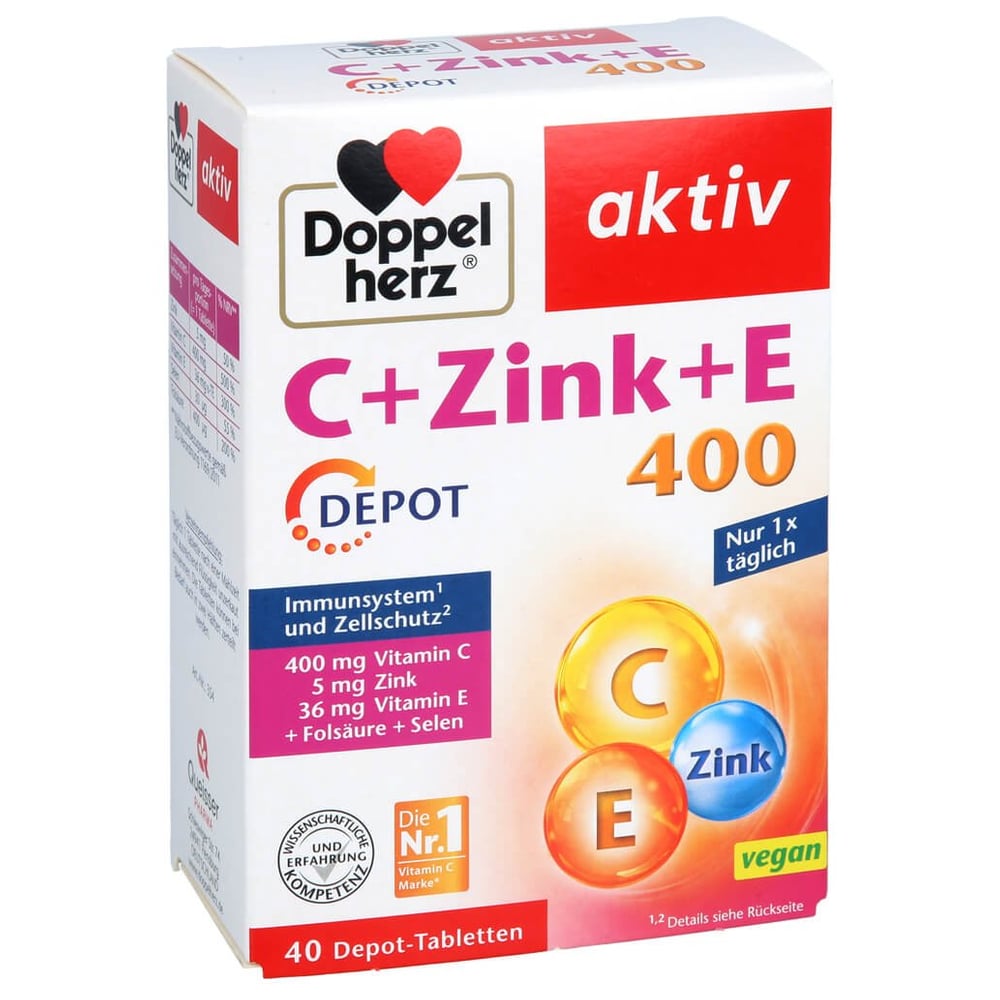 Doppelherz aktiv C + Zink + E 400 Depot