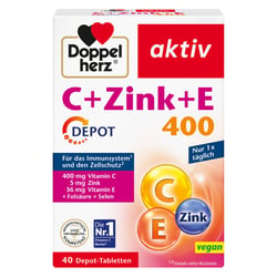 Doppelherz aktiv C + Zink + E 400 Depot