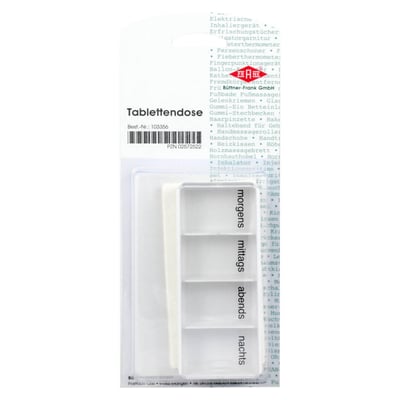Tablettendose Mo/mi/ab/na