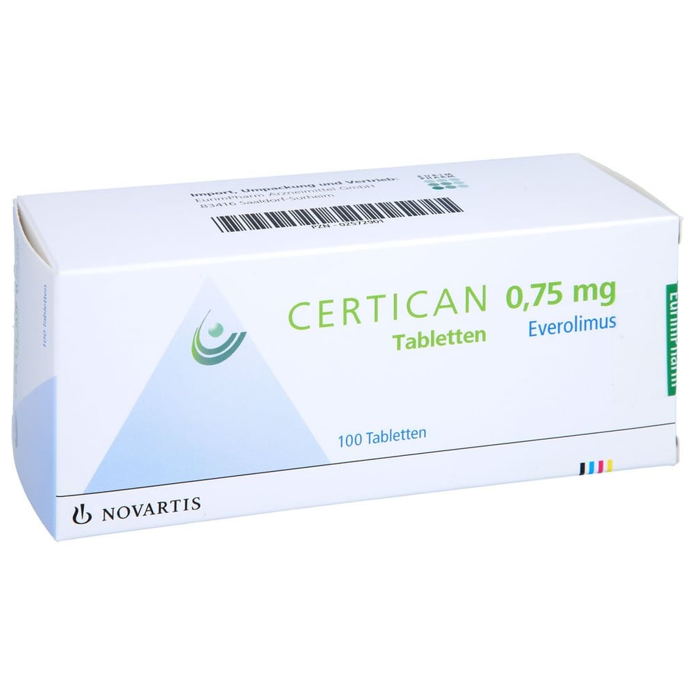Certican 0,75 mg