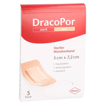 Dracopor Wundverband steril hautfarben ster5x7,2 cm Produktbild 1