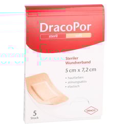 Dracopor Wundverband steril hautfarben ster5x7.2cm