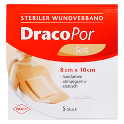 Dracopor Wundverband steril hautfarben ster 8x10 cm