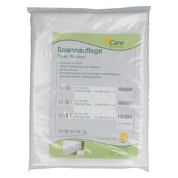Molton Spannauflage 100x200 cm m. Folie beschichtet