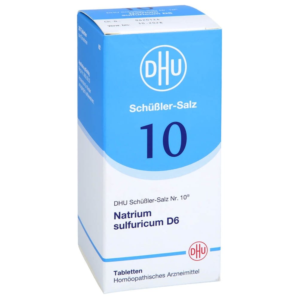 Biochemie Dhu 10 Natrium sulfuricum D 6 Tabletten