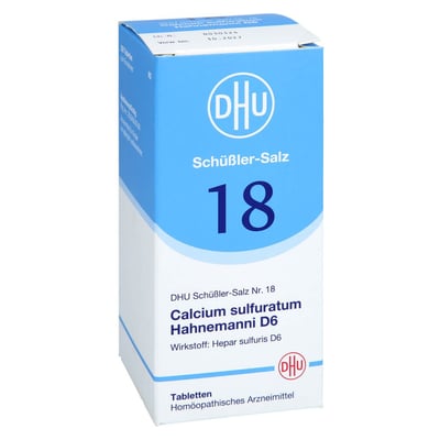 Biochemie Dhu 18 Calcium Sulfuratum Hahnemanni D 6