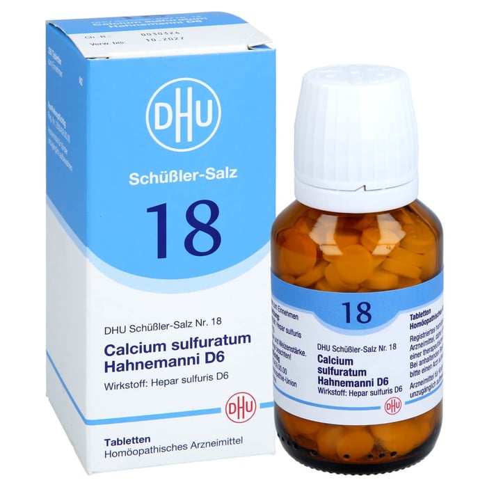 Biochemie Dhu 18 Calcium Sulfuratum Hahnemanni D 6
