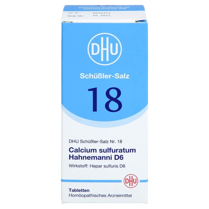 Biochemie Dhu 18 Calcium Sulfuratum Hahnemanni D 6