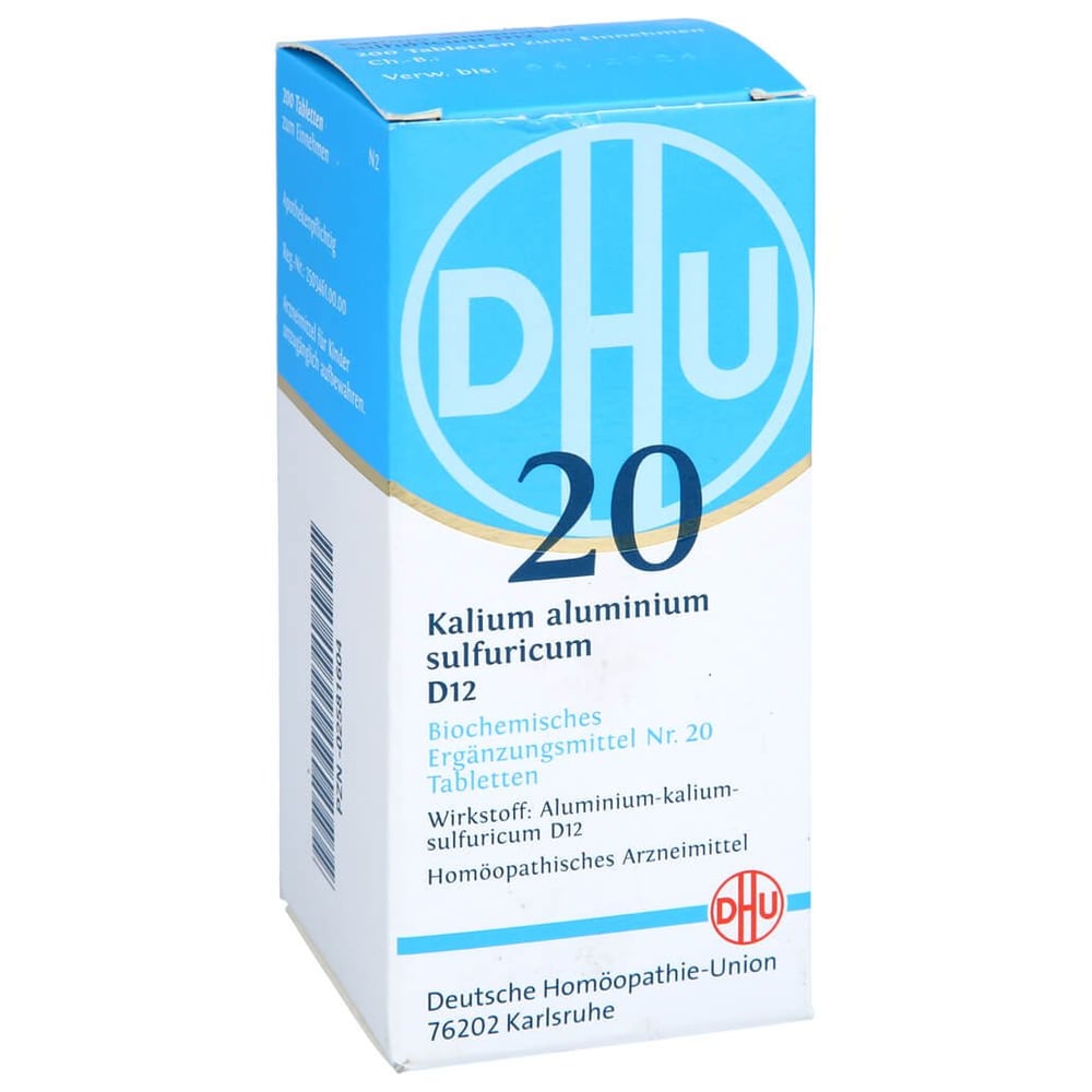 Biochemie Dhu 20 Kalium alum.sulfur.D 12 Tabletten