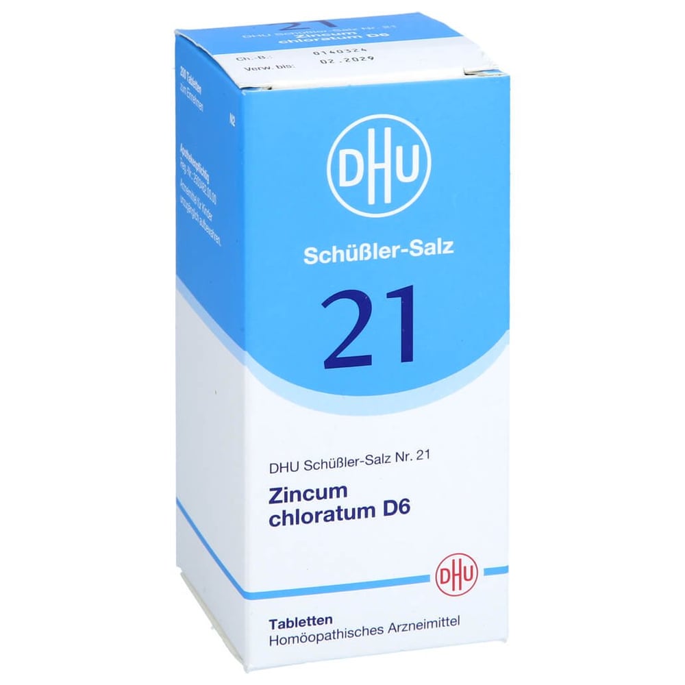 Biochemie Dhu 21 Zincum chloratum D 6 Tabletten