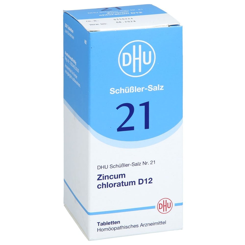 Biochemie Dhu 21 Zincum Chloratum D 12