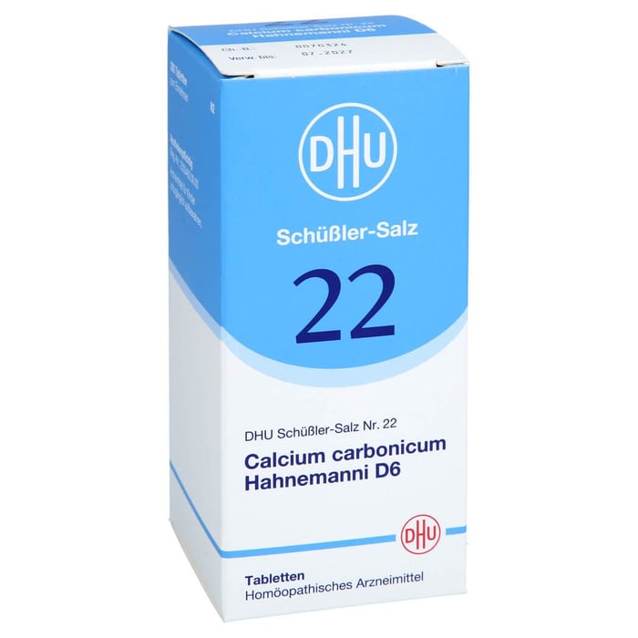 Biochemie Dhu 22 Calcium Carbonicum Hahnemanni D 6