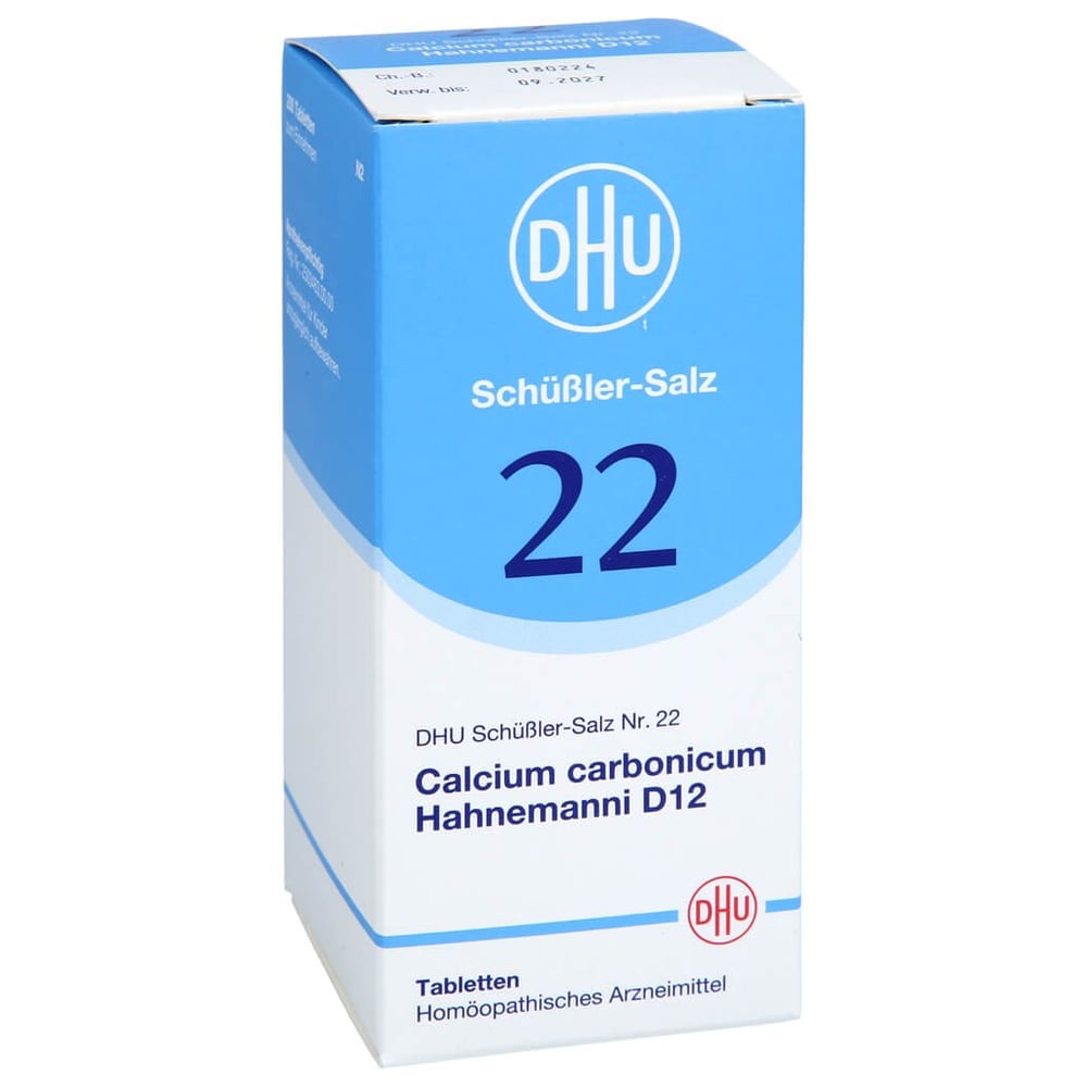 Biochemie Dhu 22 Calcium Carbonicum Hahnemanni D 12