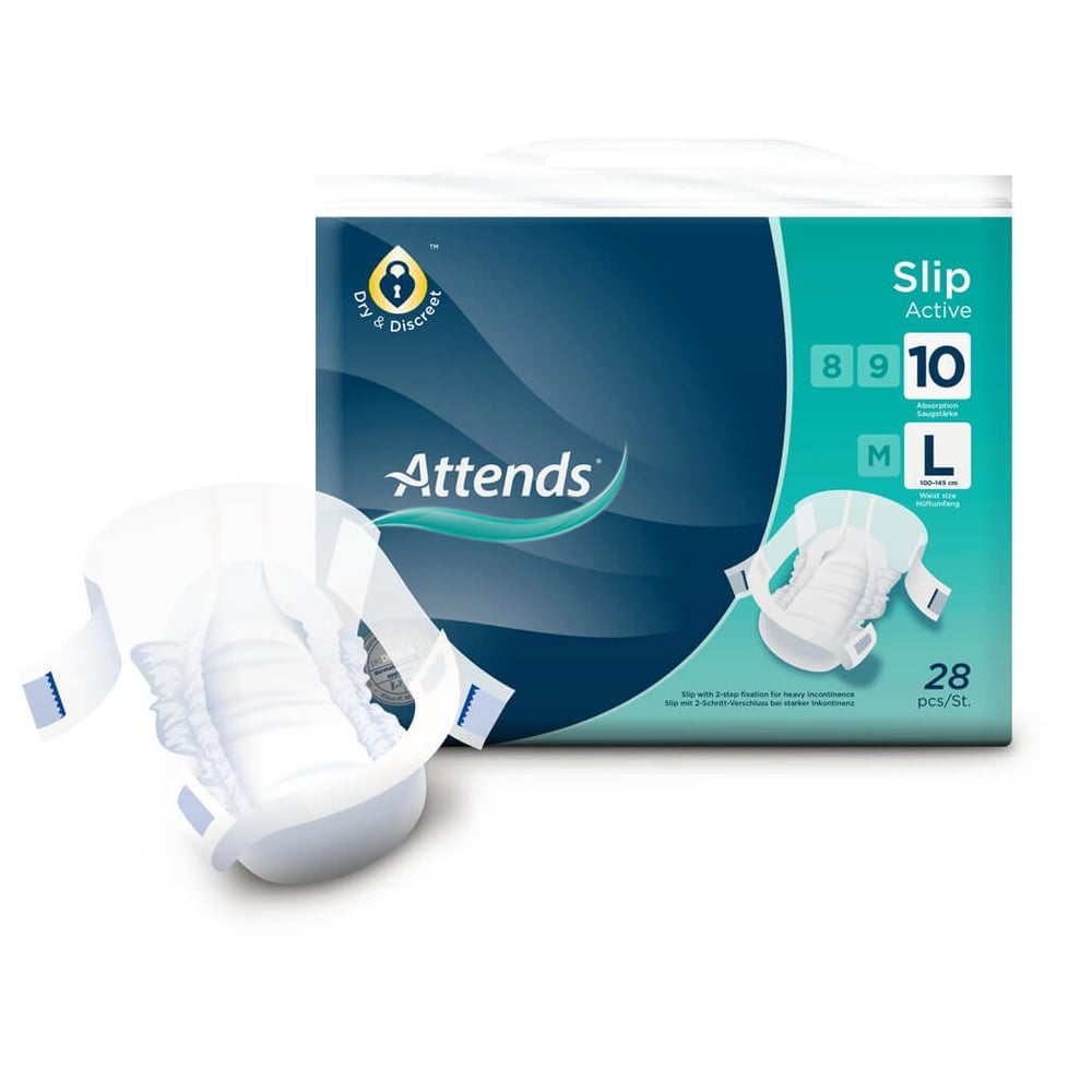 Attends Slip Active 10 Large