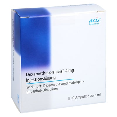 Dexamethason acis 4 mg Injektionslösung Produktbild 1