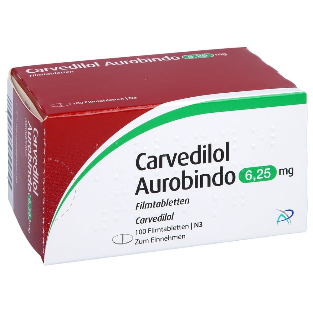Carvedilol Aurobindo 6,25 mg