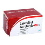 Carvedilol Aurobindo 25 mg Filmtabletten Produktbild 1