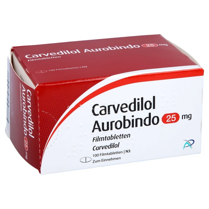 Carvedilol Aurobindo 25mg Filmtabletten
