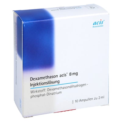 Dexamethason acis 8 mg Injektionslösung Produktbild 1