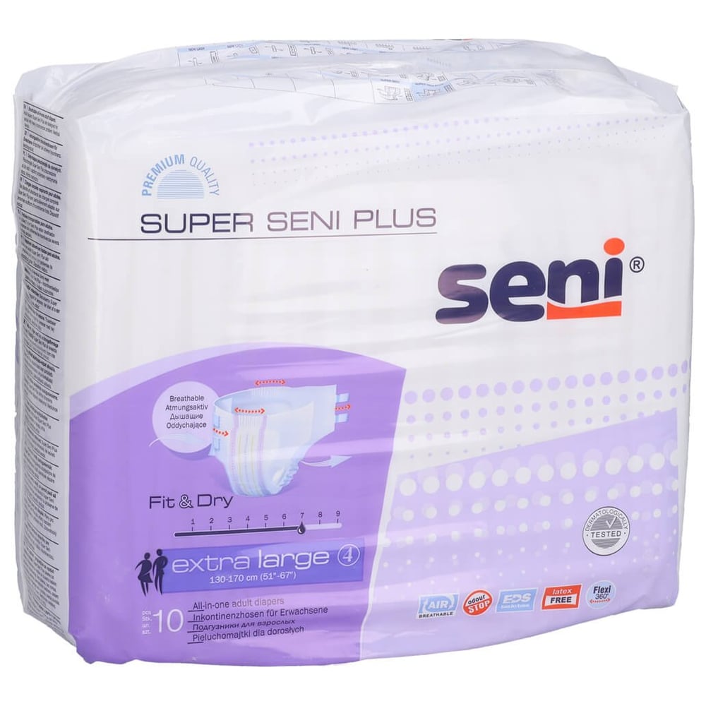Seni Super Extra Large Plus Windel f.Erw.Gr4 Nacht
