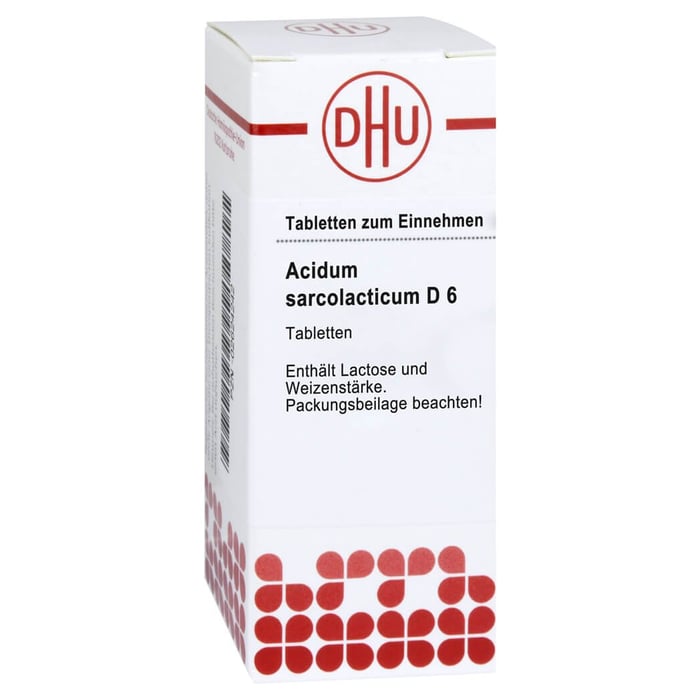 Acidum Sarcolacticum D 6 Tabletten