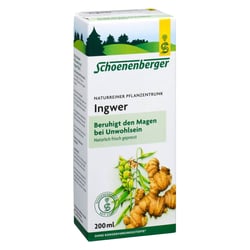 Ingwer Pflanzentrunk Schoenenberger
