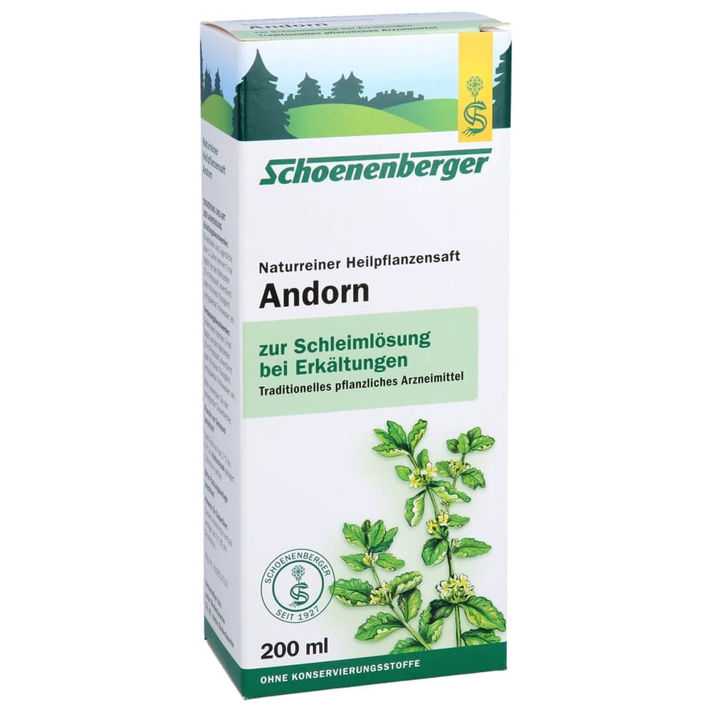 Andorn naturreiner Heilpflanzensaft Schoenenberger