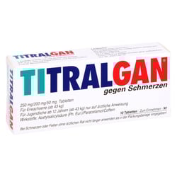 Titralgan gegen Schmerzen