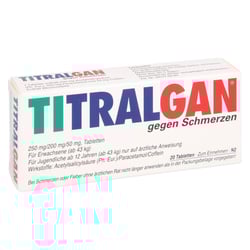Titralgan gegen Schmerzen