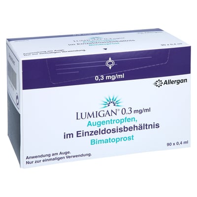 Lumigan 0,3 mg/ml Einzeldosis