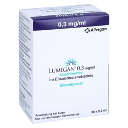 Lumigan 0,3 mg/ml Einzeldosis