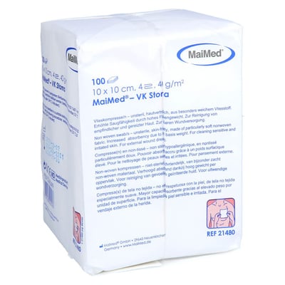 Vlieskompressen 10x10 cm 4-fach unsteril 40 g