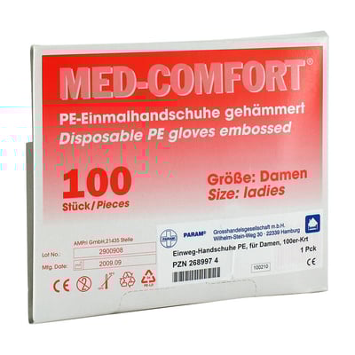 Handschuhe Plastik Damen