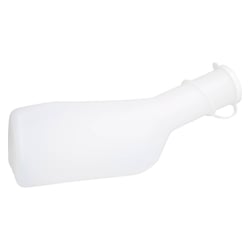 Urinflasche f.Männer Kunststoff m.Deckel