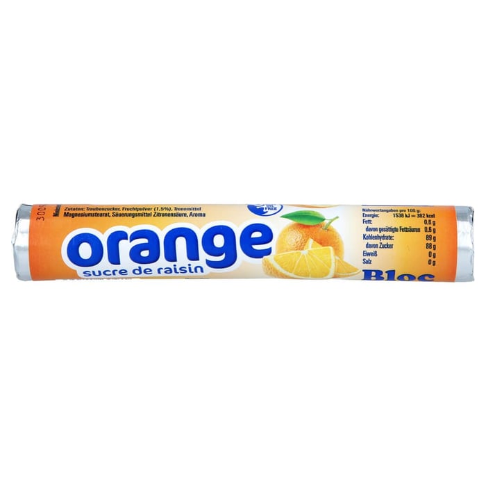 Bloc Traubenzucker Orange Rolle