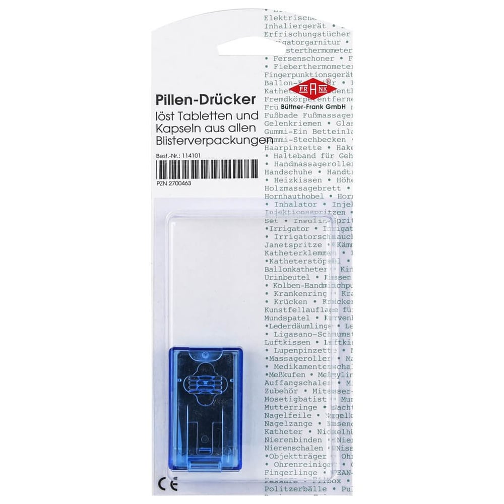 Pillen Druecker Entnahmehilfe