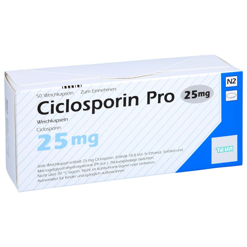 Ciclosporin Pro 25 mg