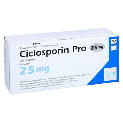 Ciclosporin Pro 25 mg