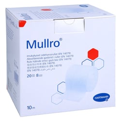 Mullro Verbandmull 10 cmx10 m gerollt