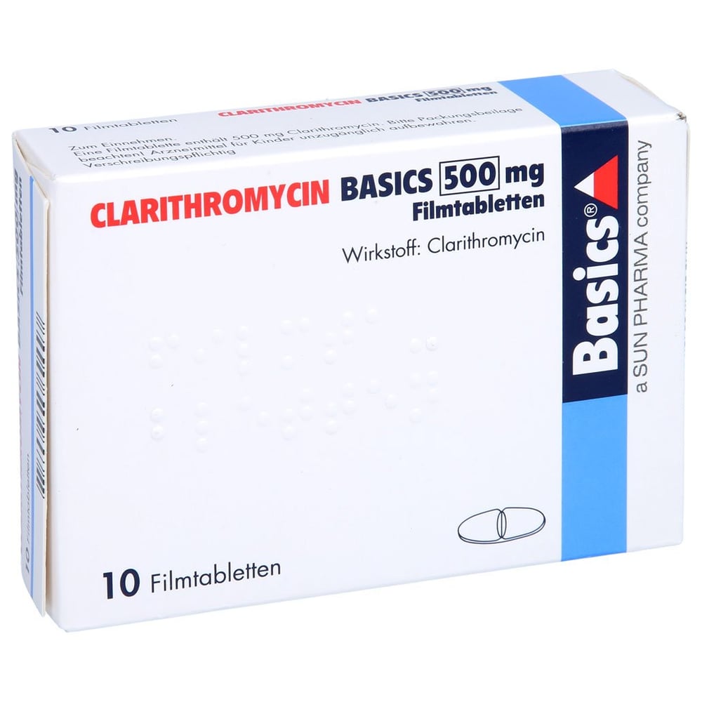Clarithromycin BASICS 500 mg