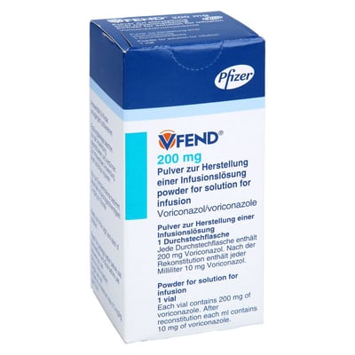 Vfend 200 mg Pulver zur Herstellung v. Infussionslös Produktbild 1