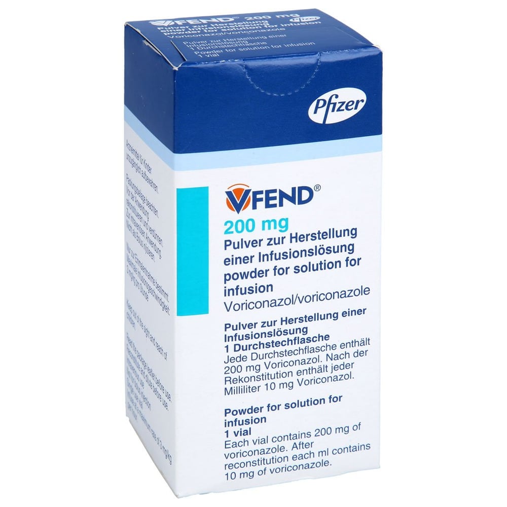 Vfend 200mg Pulver zur Herstellung v.Infussionslös