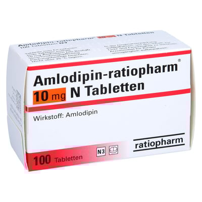 Amlodipin-ratiopharm 10 mg N