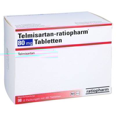 Telmisartan-ratiopharm 80 mg