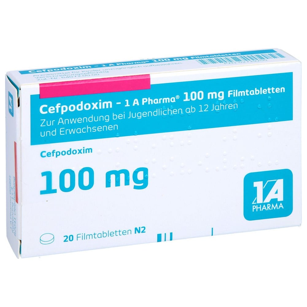 Cefpodoxim - 1 A Pharma 100mg Filmtabletten