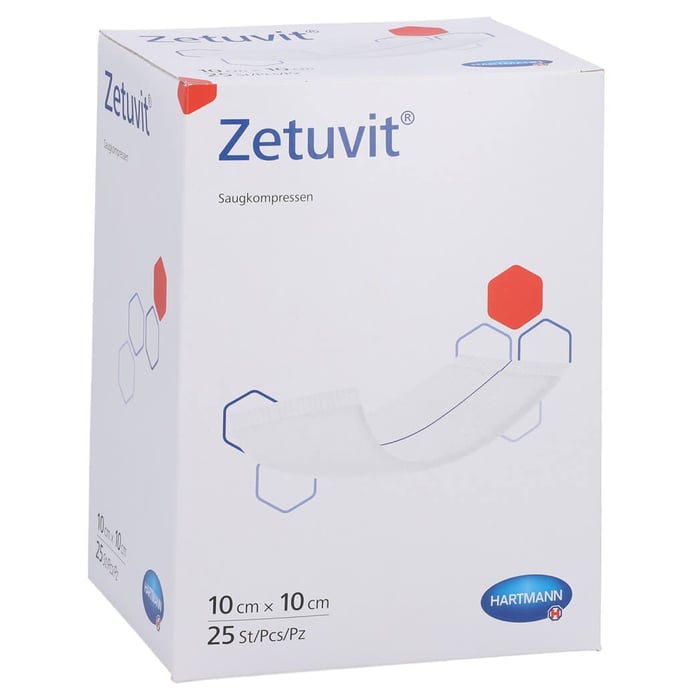 Zetuvit Saugkompressen Steril 10x10 cm